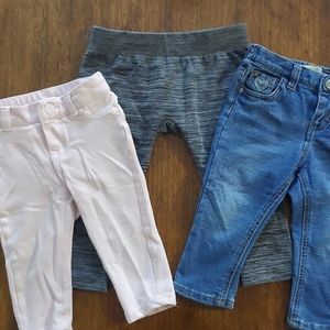 3 pairs pants. Girls.